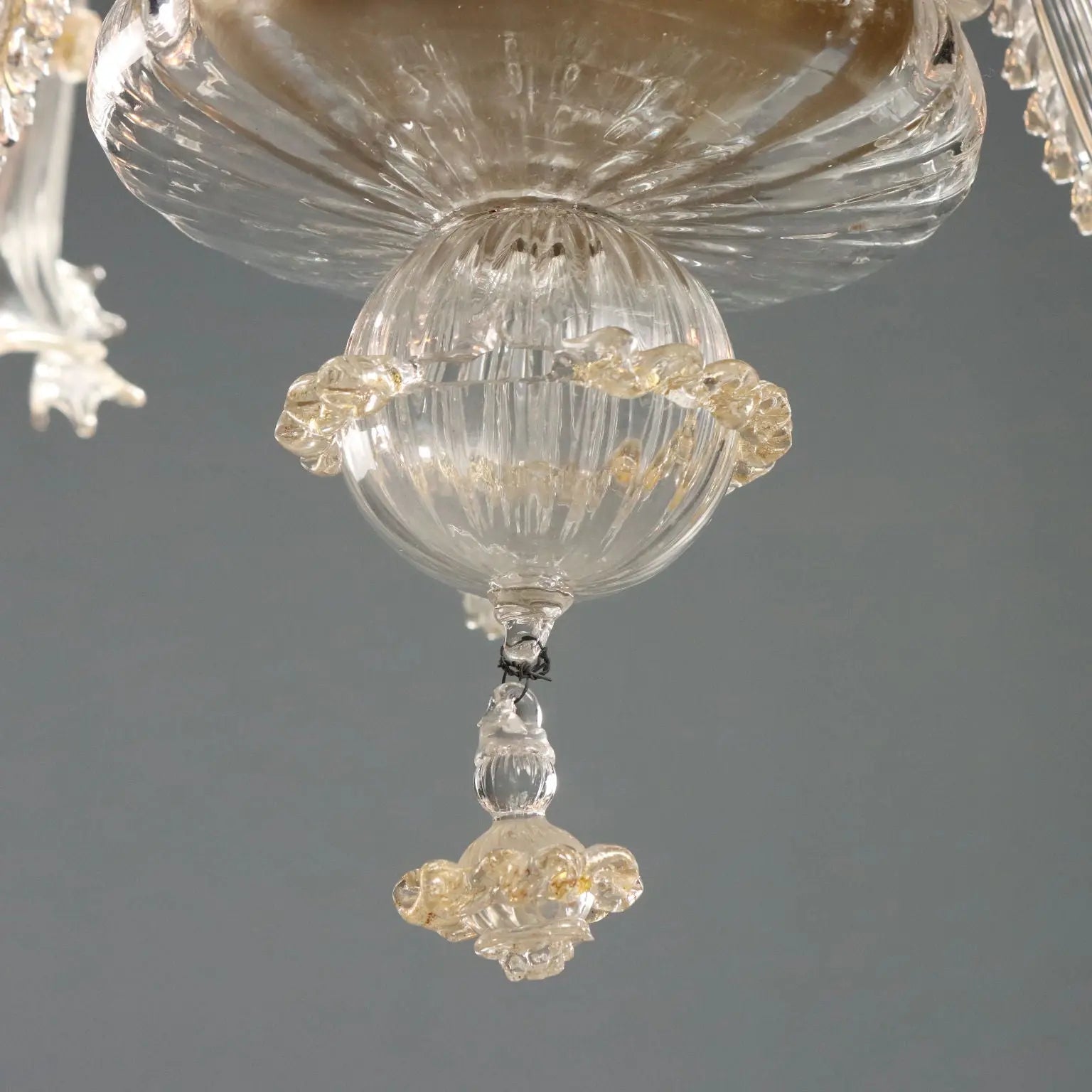 Antique Chandelier Murano Glass Italy Late XIX Century