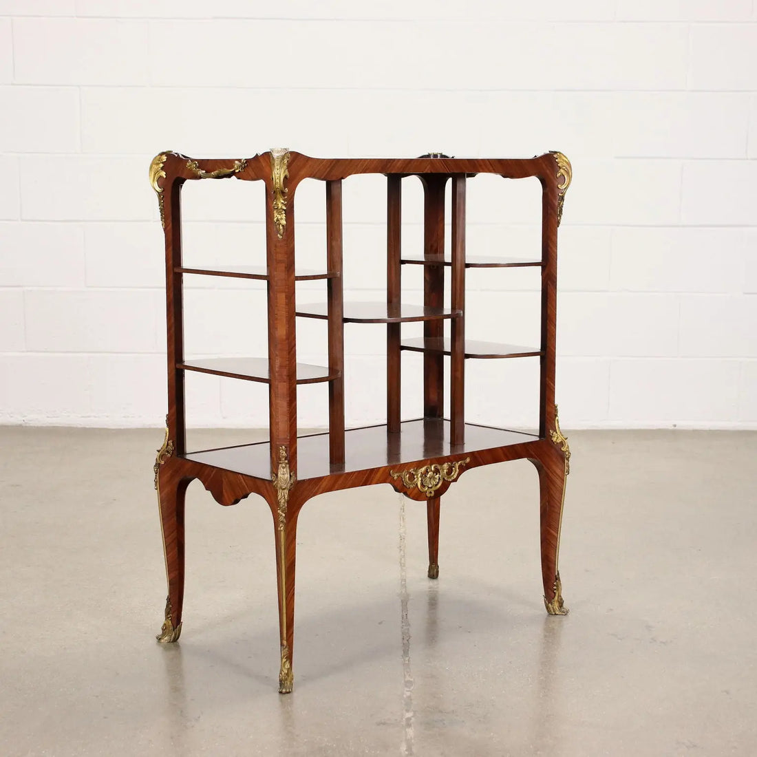 Bookcase and Étagère Mahogany Bronze Napoleon III - France XIX Century | Antiques | Other Furniture