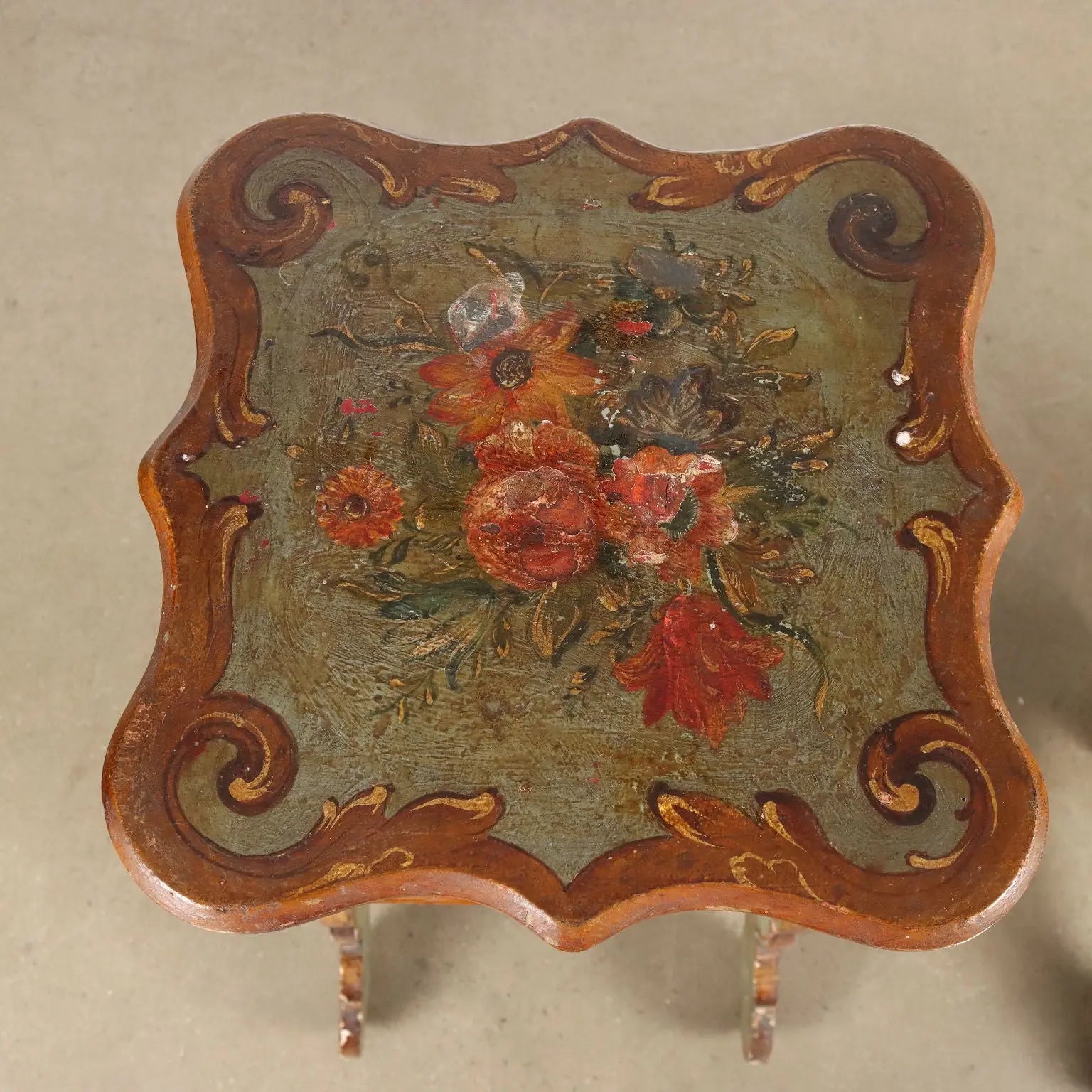 Pair of Italian Lacquered Stands - Late 19th Century