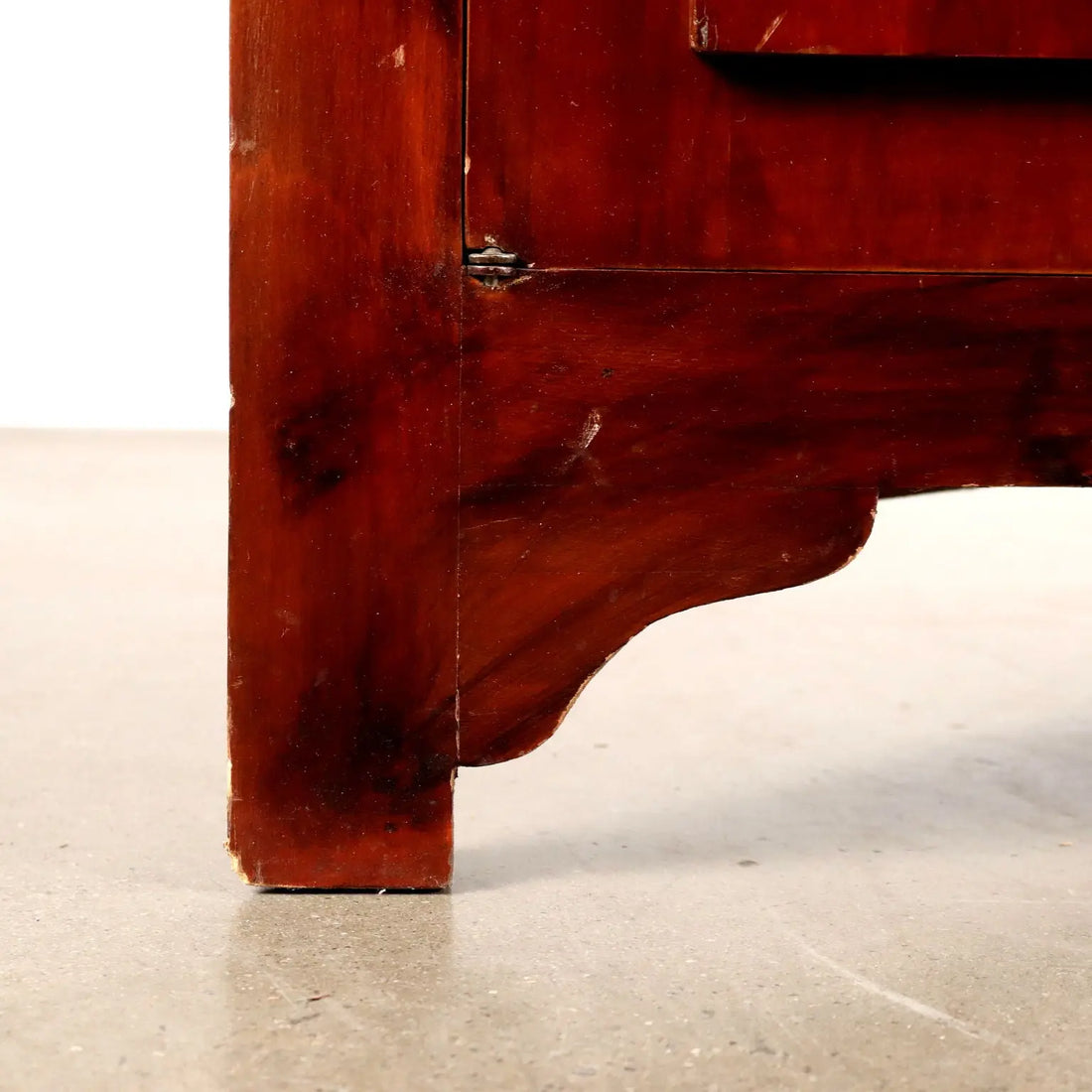 Antique Corner Cupboard Baroque Style Mahogany XX Century - Corner with Mirrored Upper Part | Antiques | Other Furniture