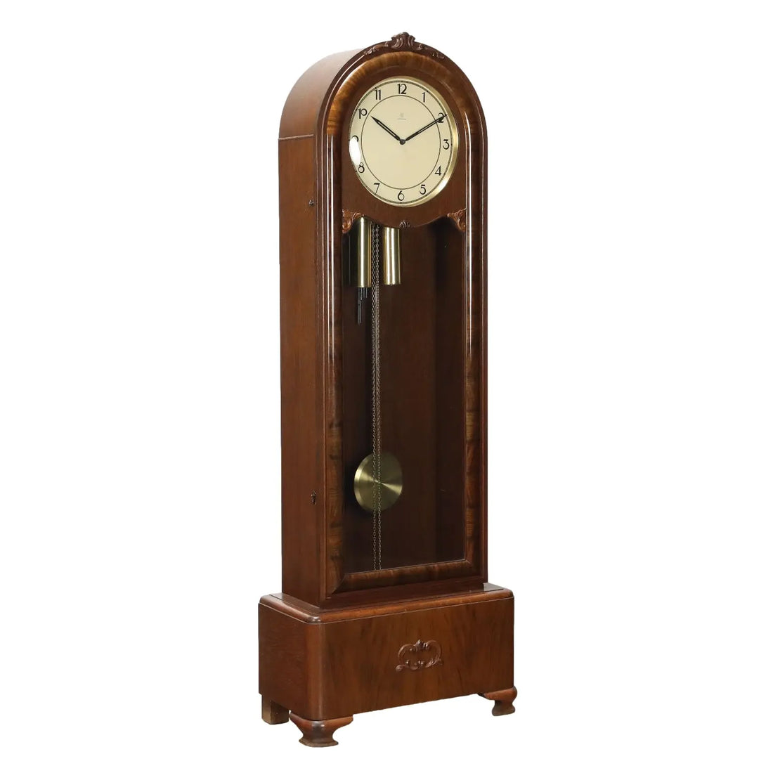 Deco Pendulum Clock in Oak - Germany Early 20th Century