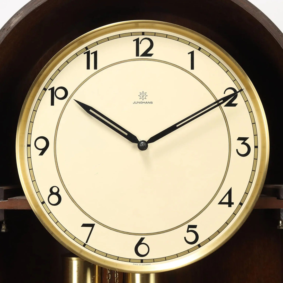 Deco Pendulum Clock in Oak - Germany Early 20th Century