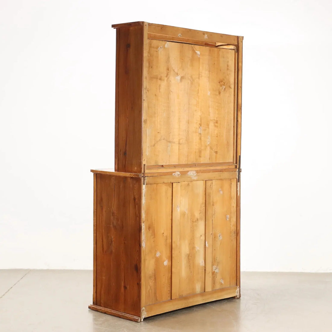 Roll-Top Filing Cabinet in Larch - 20th Century