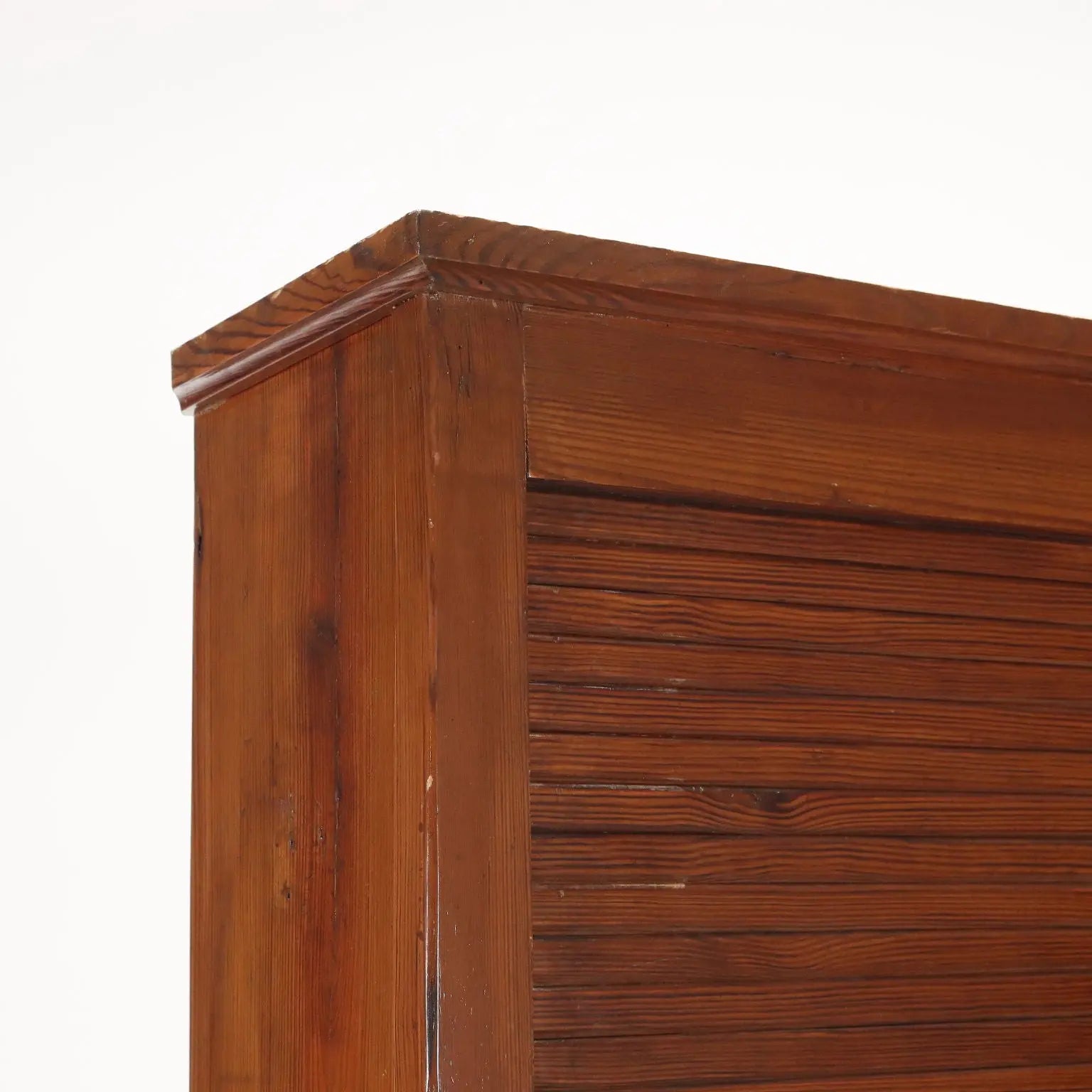 Roll-Top Filing Cabinet in Larch - 20th Century