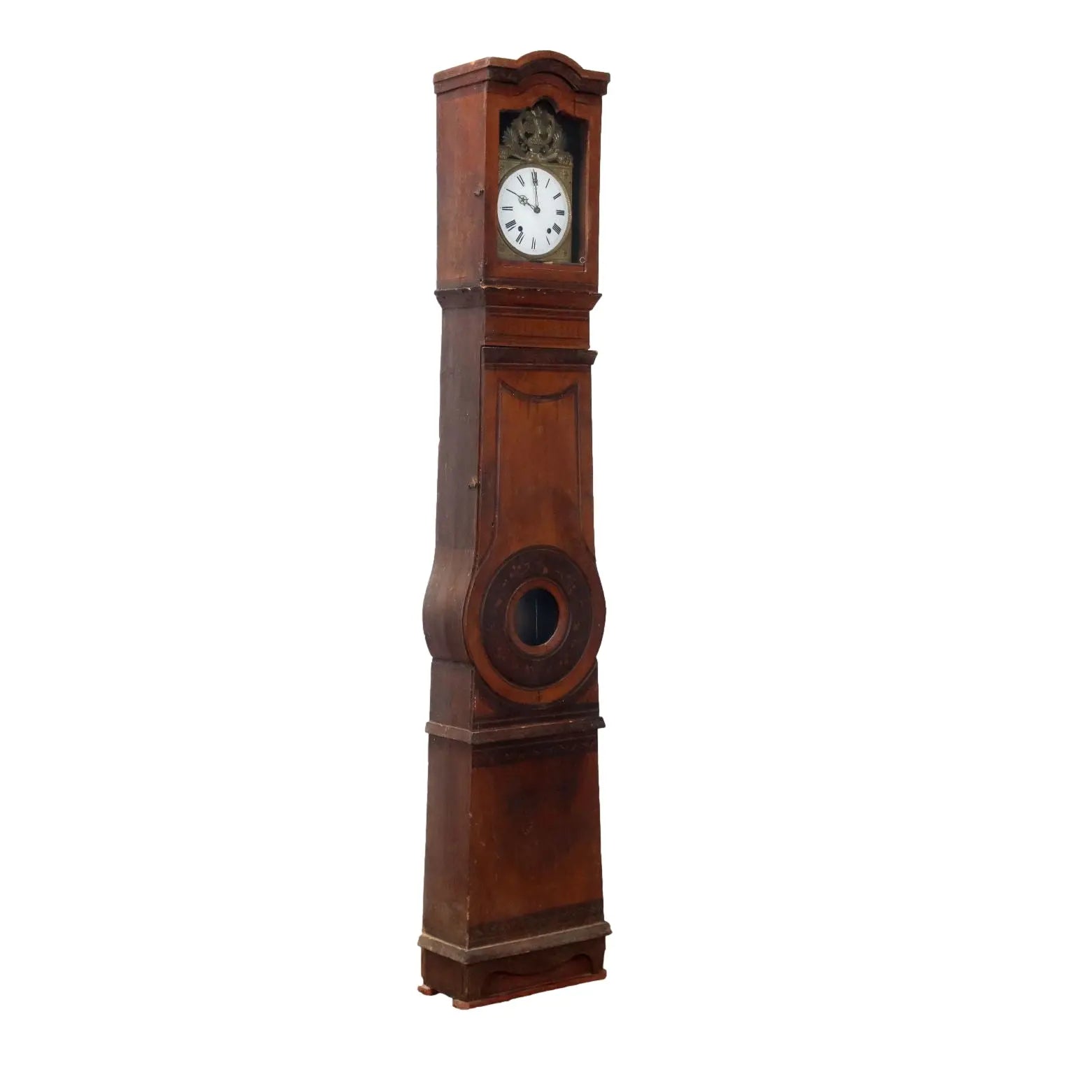 Antique Pendulum Clock Silver Fir Italy XIX Century - Italy | Antiques | Other Furniture