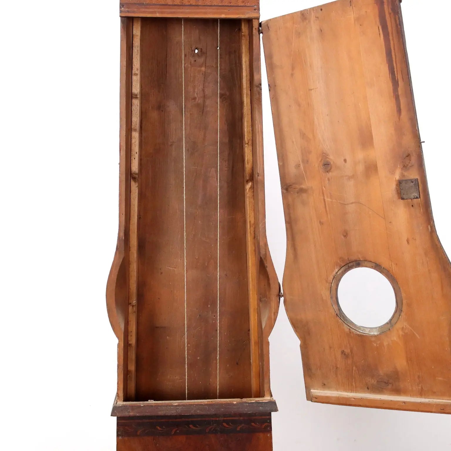 Antique Pendulum Clock Silver Fir Italy XIX Century - Italy | Antiques | Other Furniture