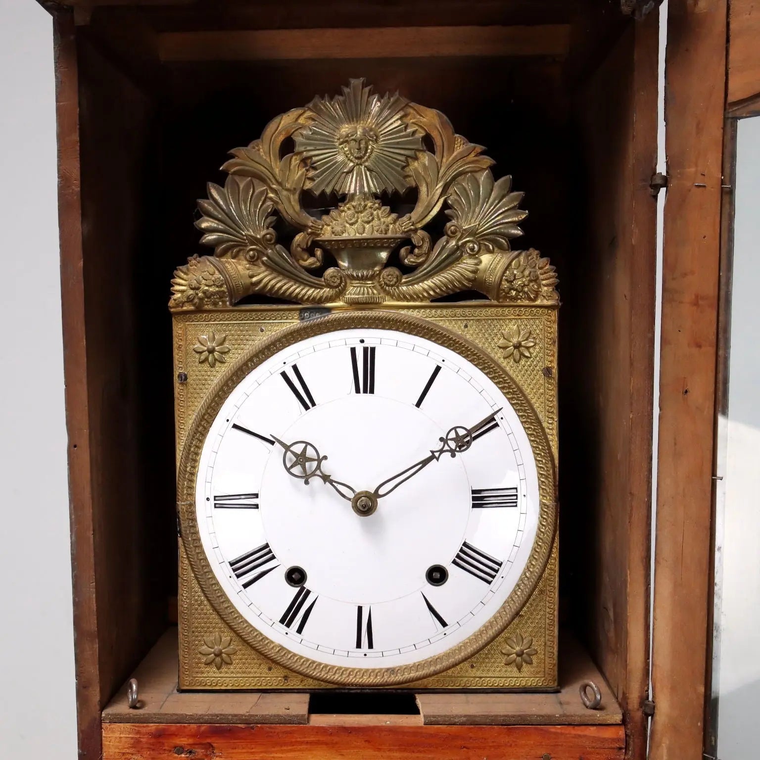 Antique Pendulum Clock Silver Fir Italy XIX Century - Italy | Antiques | Other Furniture