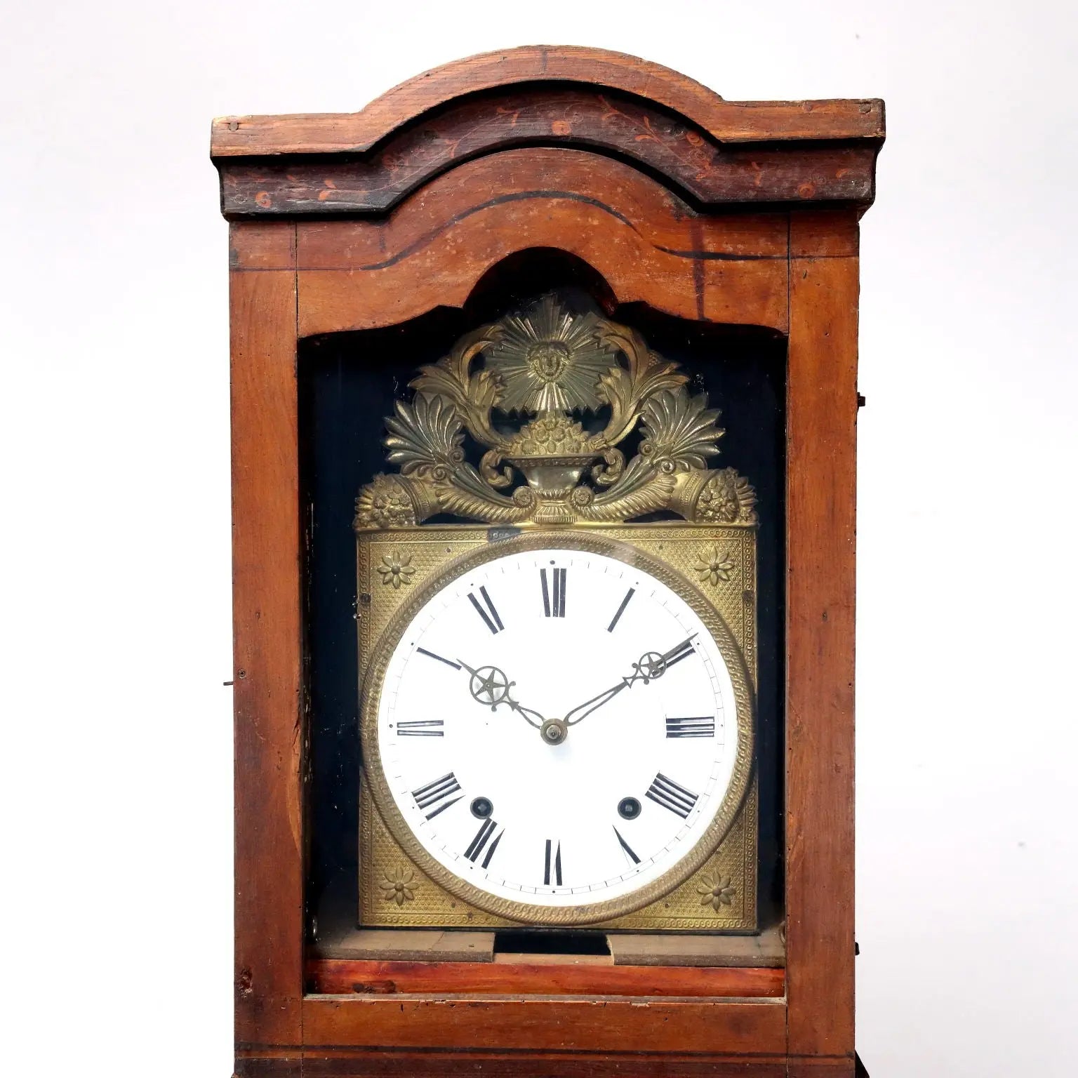 Antique Pendulum Clock Silver Fir Italy XIX Century - Italy | Antiques | Other Furniture