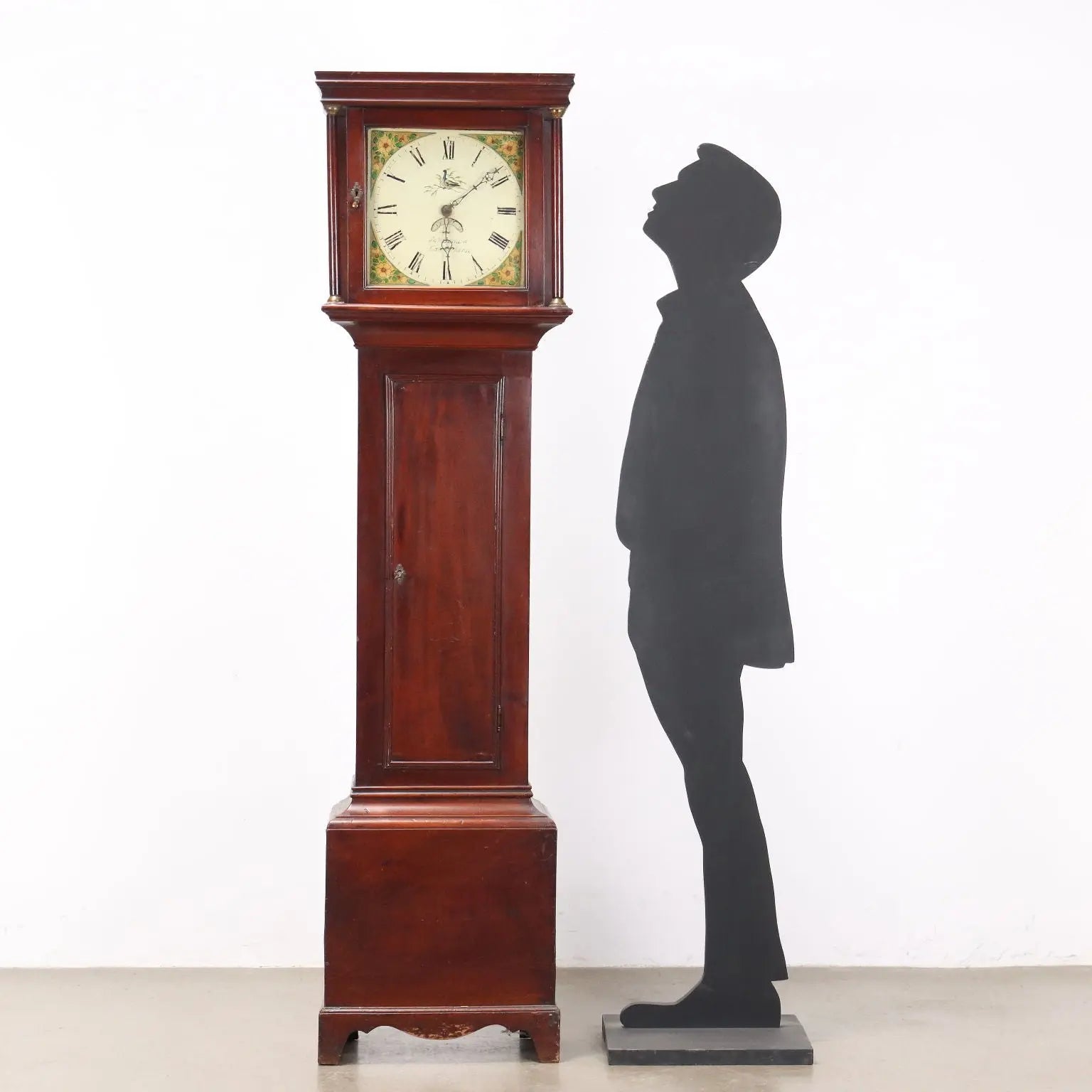 Empire Mahogany Pendulum Clock - England 19th C.