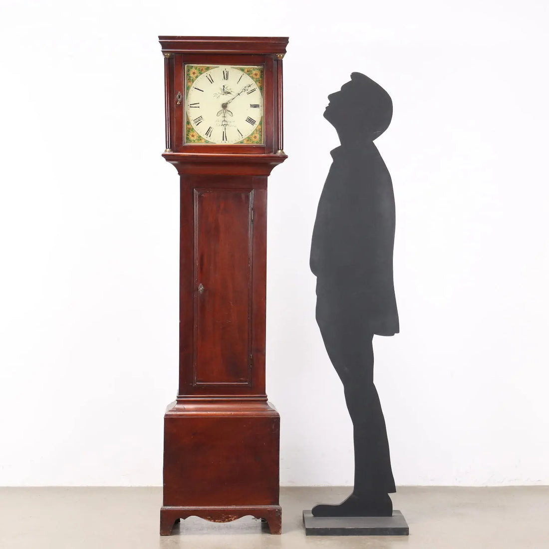 Empire Mahogany Pendulum Clock - England 19th C.