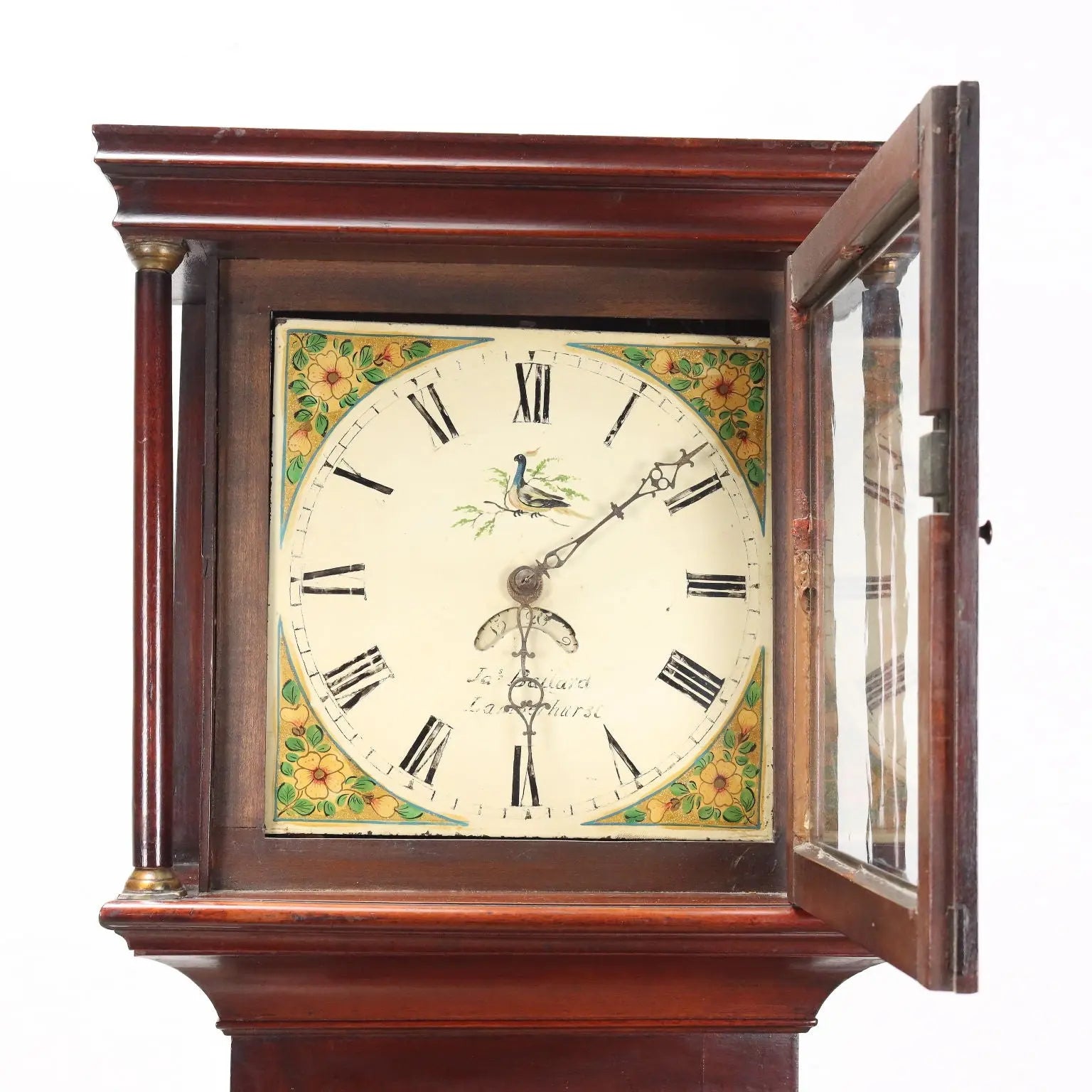 Empire Mahogany Pendulum Clock - England 19th C.