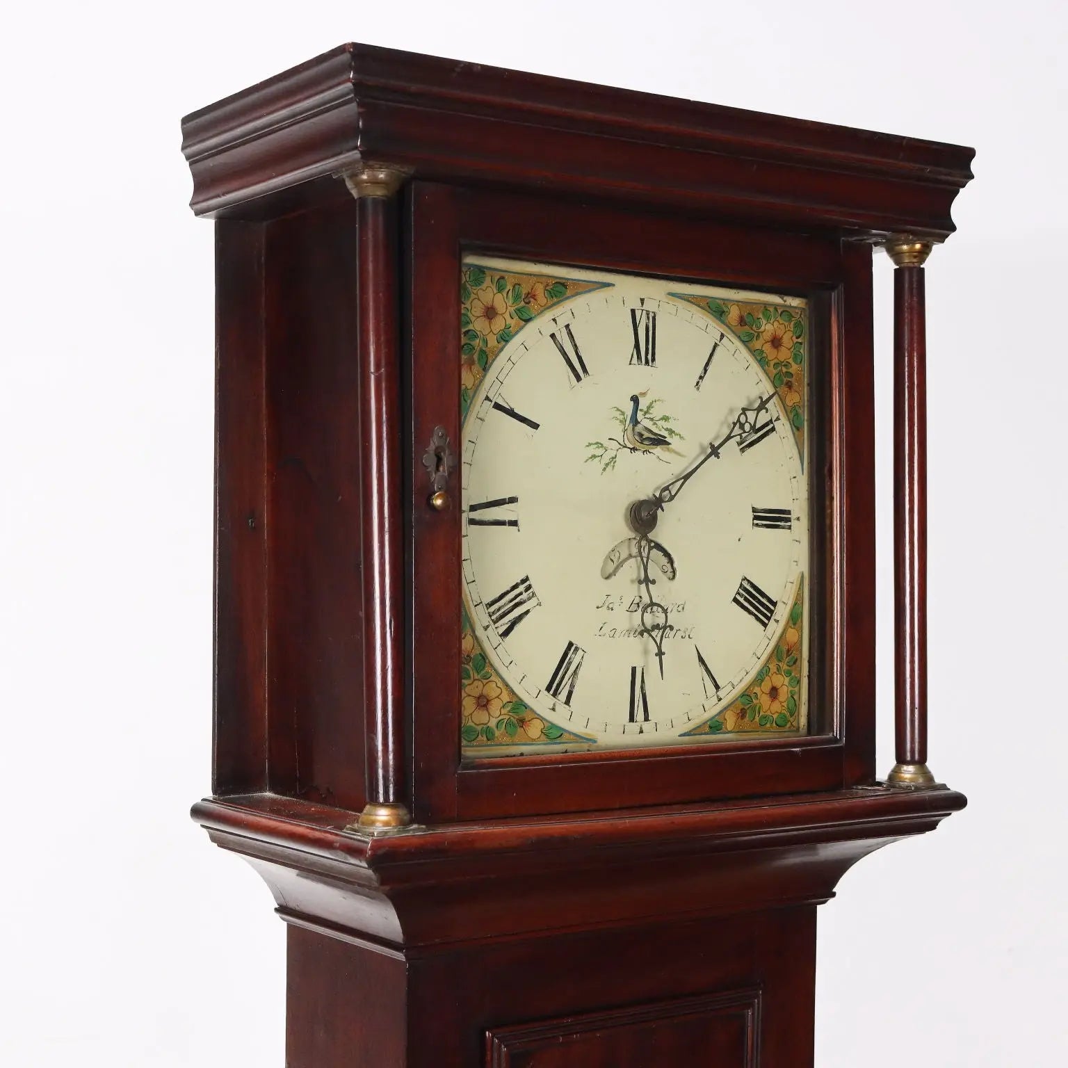 Empire Mahogany Pendulum Clock - England 19th C.