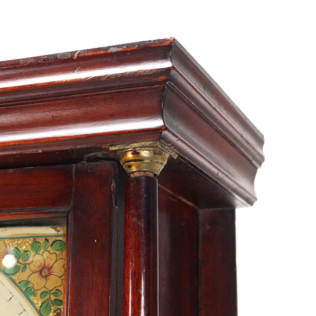 Empire Mahogany Pendulum Clock - England 19th C.