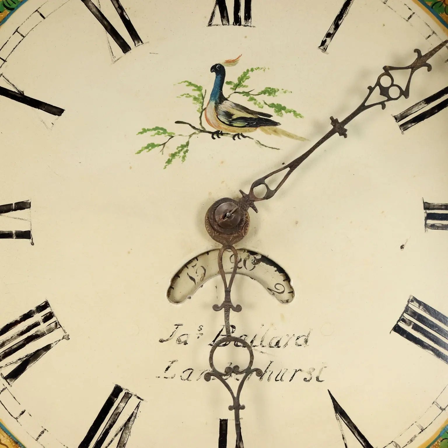 Empire Mahogany Pendulum Clock - England 19th C.