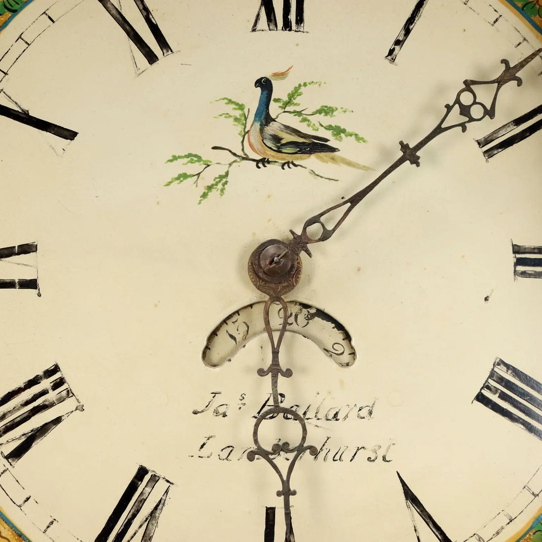 Empire Mahogany Pendulum Clock - England 19th C.