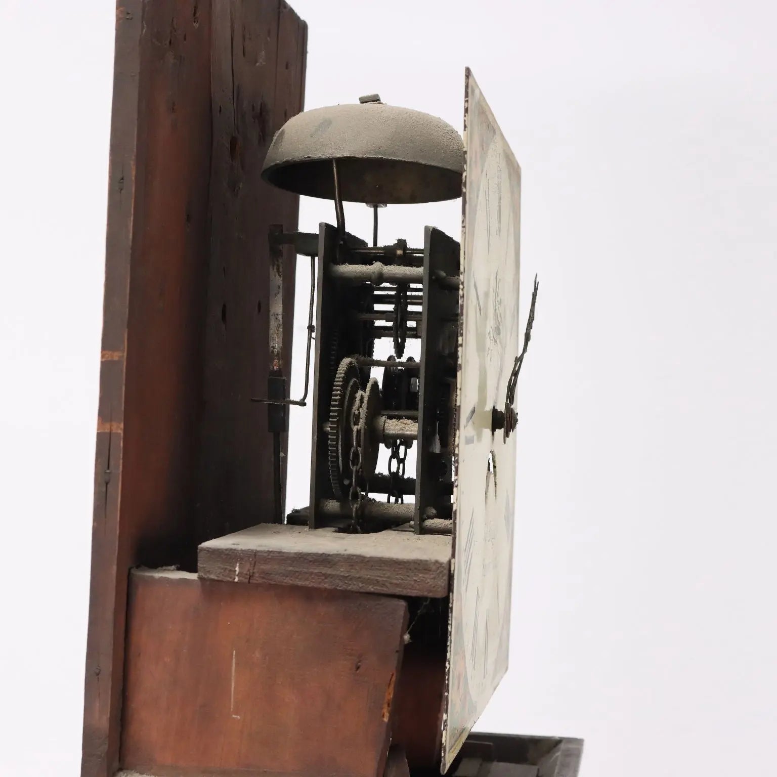 Empire Mahogany Pendulum Clock - England 19th C.