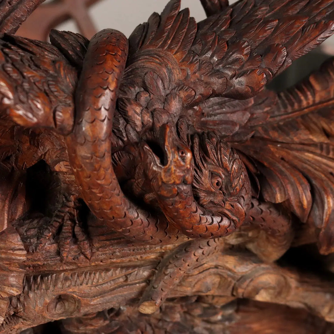 Neobaroque Carved Wood Planter, Late 19th Century