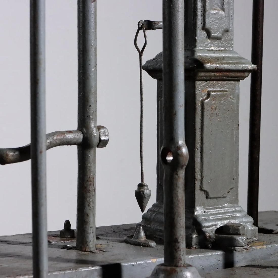Antique Iron and Wood Scale - Italy 20th Century