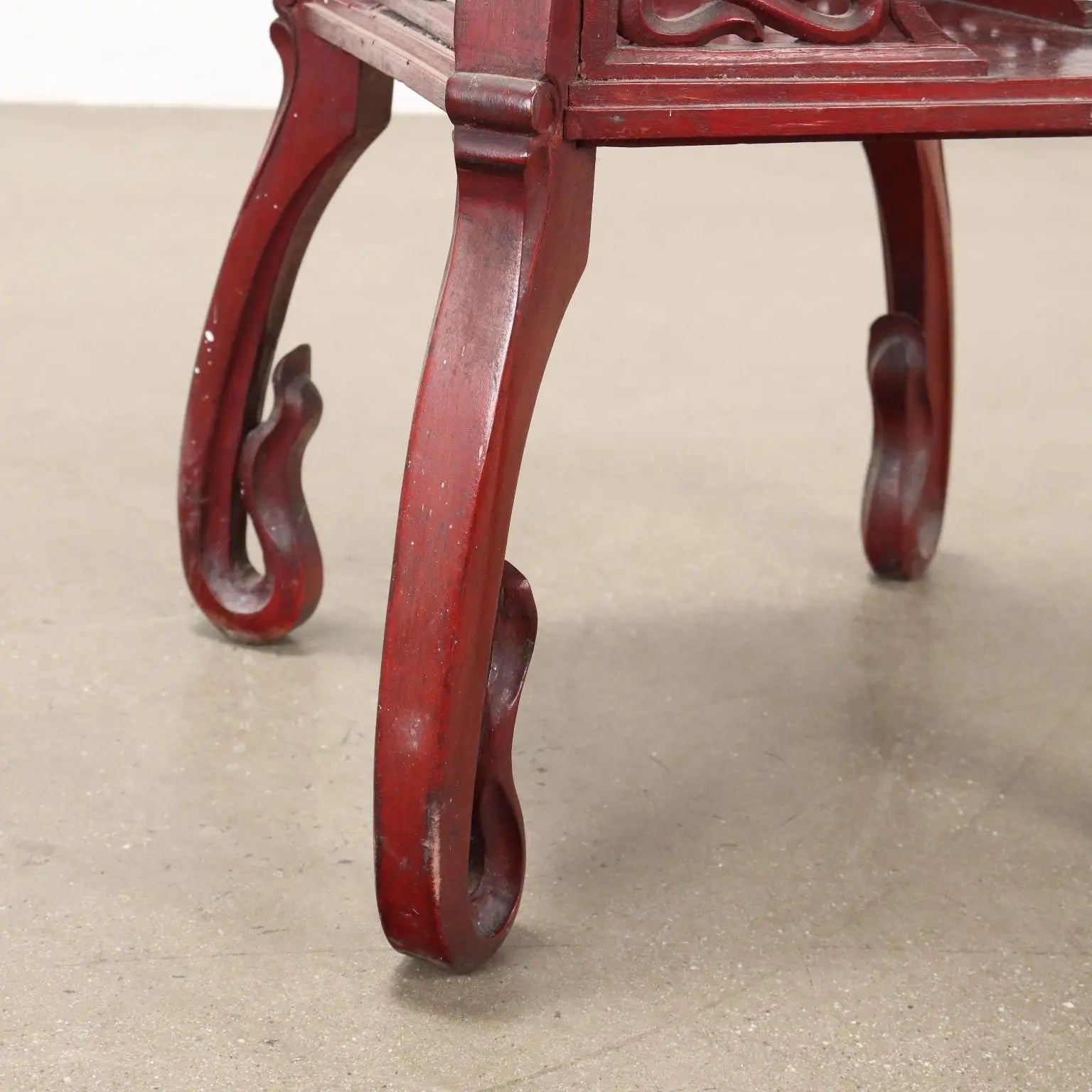 Liberty-Style Walnut Pedestal - Italy Early 1900s