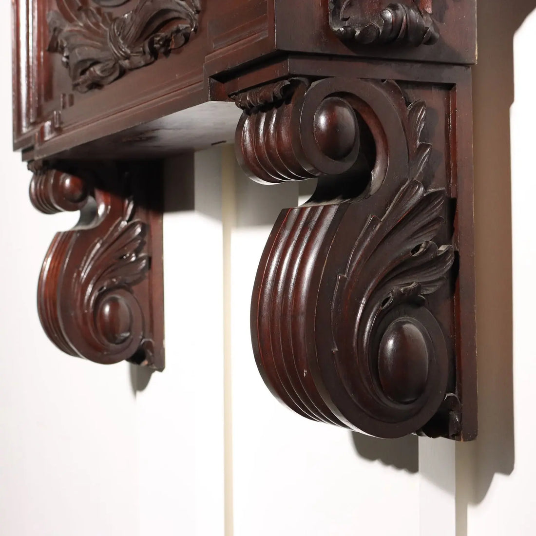 Great Antique Industrial Clock Carved Mahogany Argentina XIX Century - Argentina, Late XIX Century | Antiques | Other Furniture
