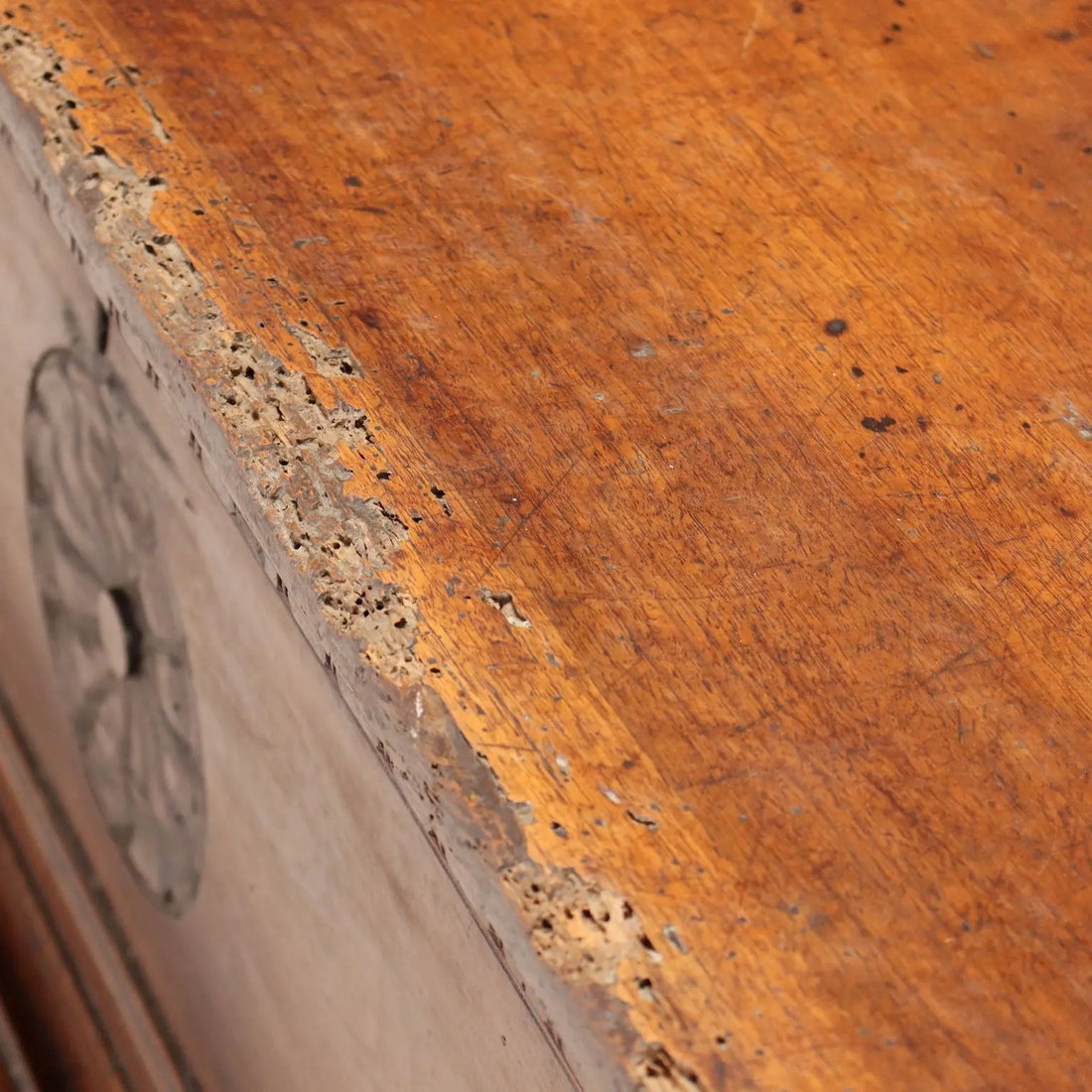 Antique Chest Carved and Decorated Walnut Italy XVIII Century - Italy, XVIII Century | Antiques | Other Furniture