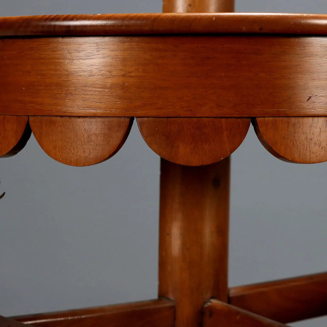 Antique Etagere Walnut Semi-Round Shape Italy XIX Century - Italy, XIX Century | Antiques | Other Furniture