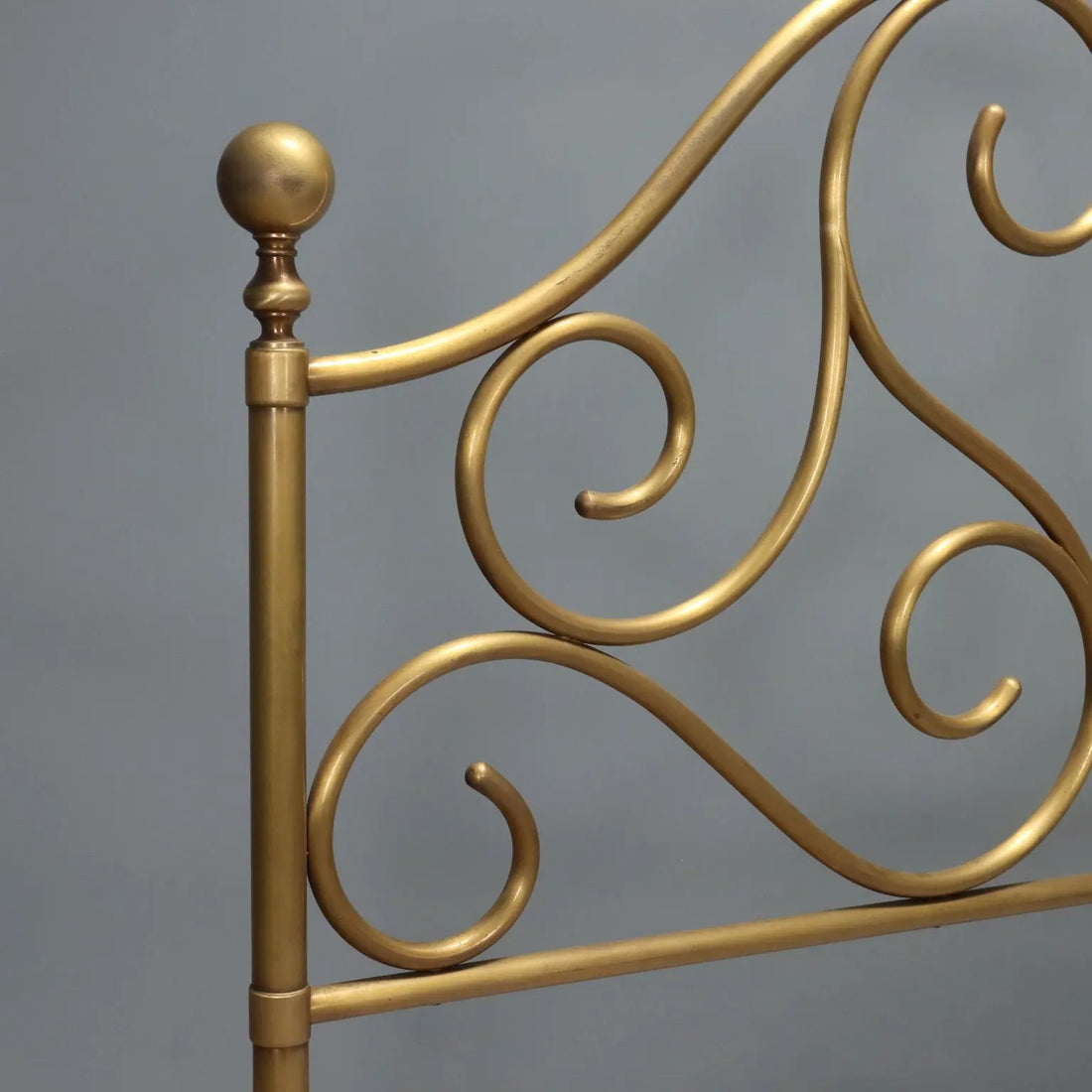 Antique Double Bed Brass Decorations Italy XX Century - Italy, XX Century | Antiques | Beds & Headboards