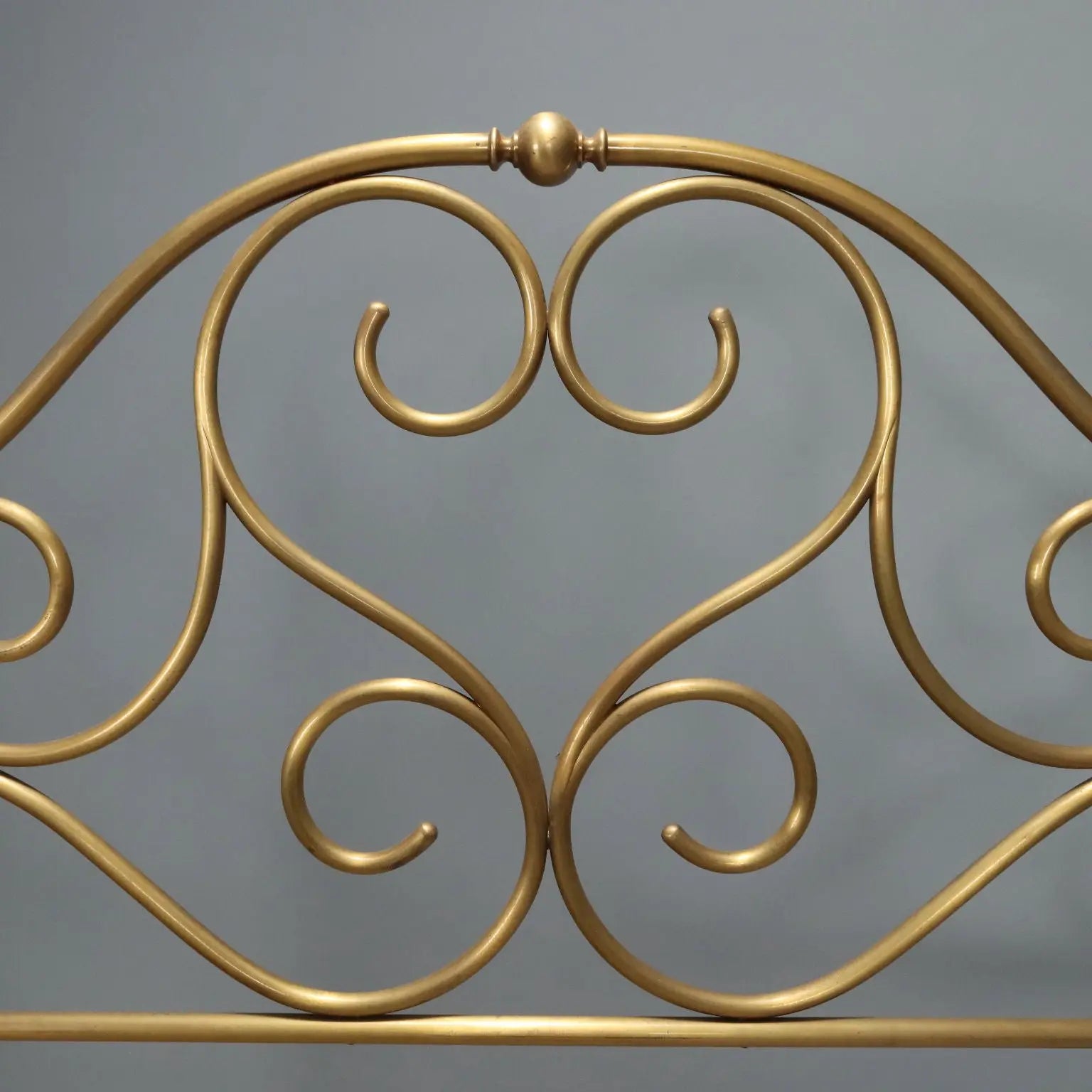Antique Double Bed Brass Decorations Italy XX Century - Italy, XX Century | Antiques | Beds & Headboards