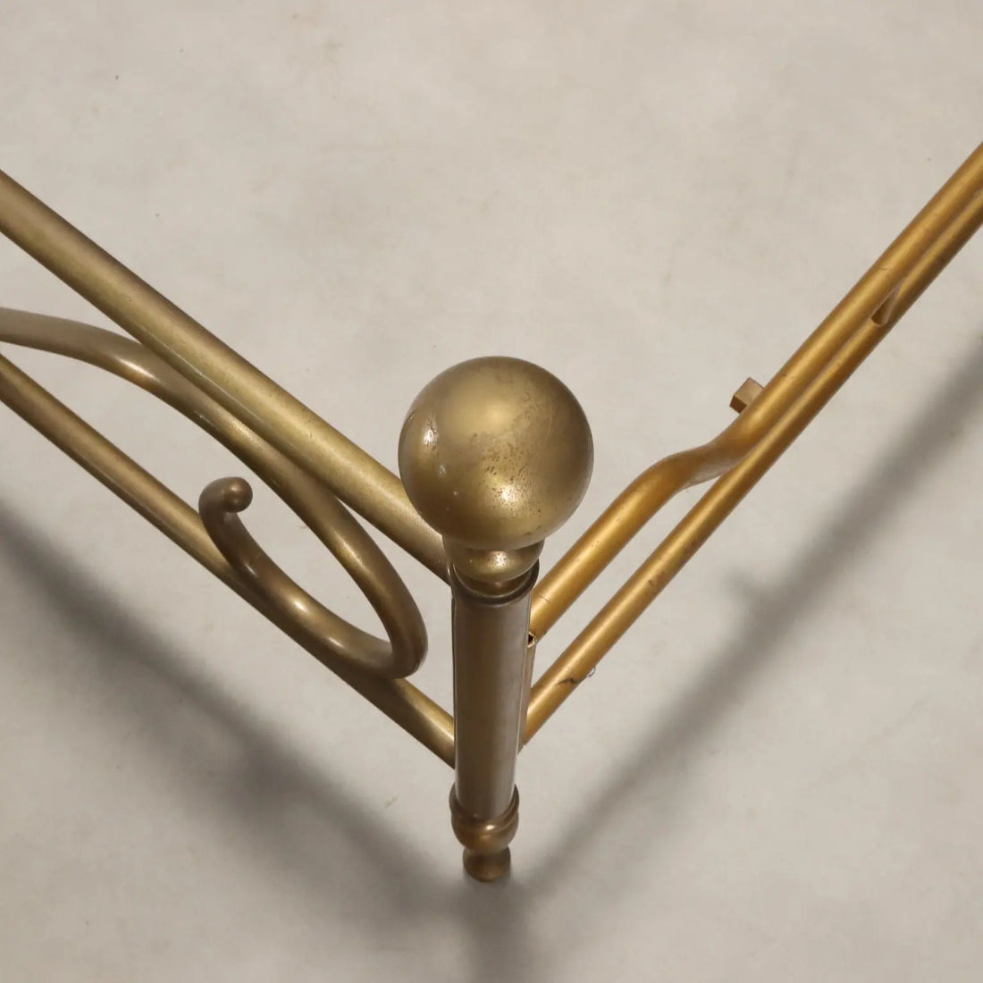 Antique Double Bed Brass Decorations Italy XX Century - Italy, XX Century | Antiques | Beds & Headboards