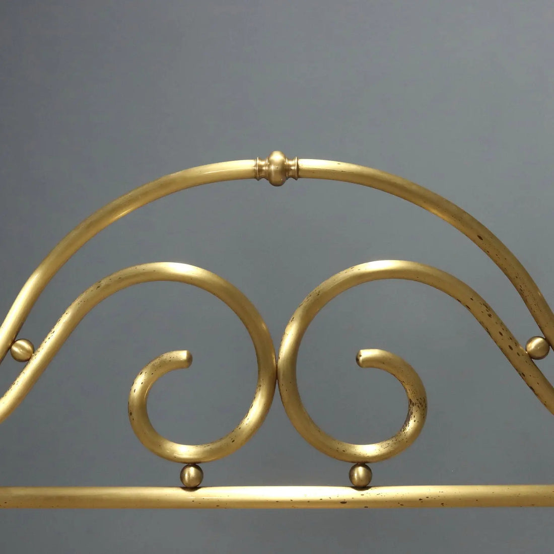 Antique Double Bed Brass Decorations Italy XX Century - Italy, XX Century | Antiques | Beds & Headboards