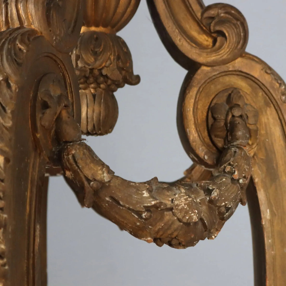 Gilded Wood Tripod Vase Stand - Italy 1900s