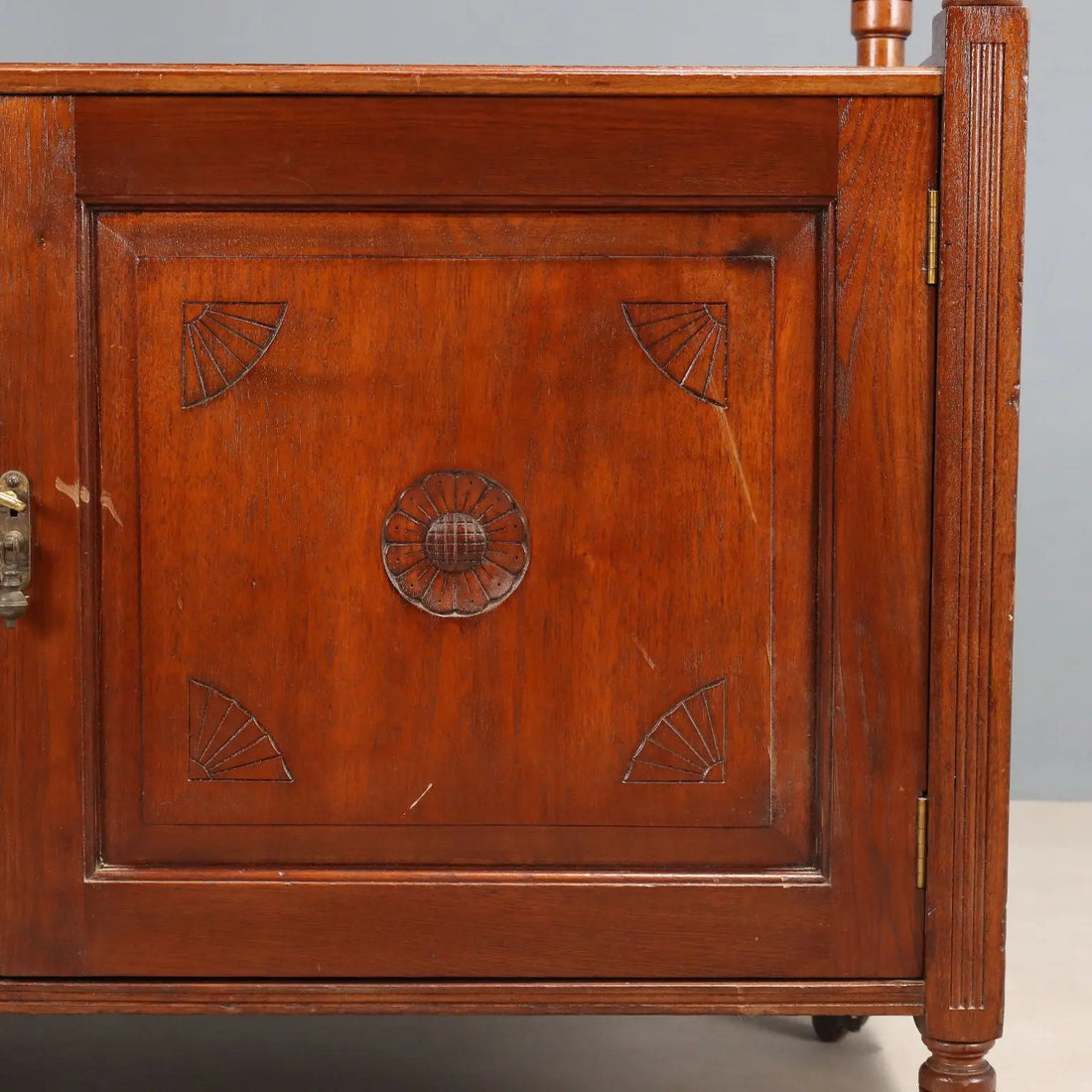 Antique Cupboard Walnut Painted Oak England Early XX Century - England, Early XX Century | Antiques | Cupboards