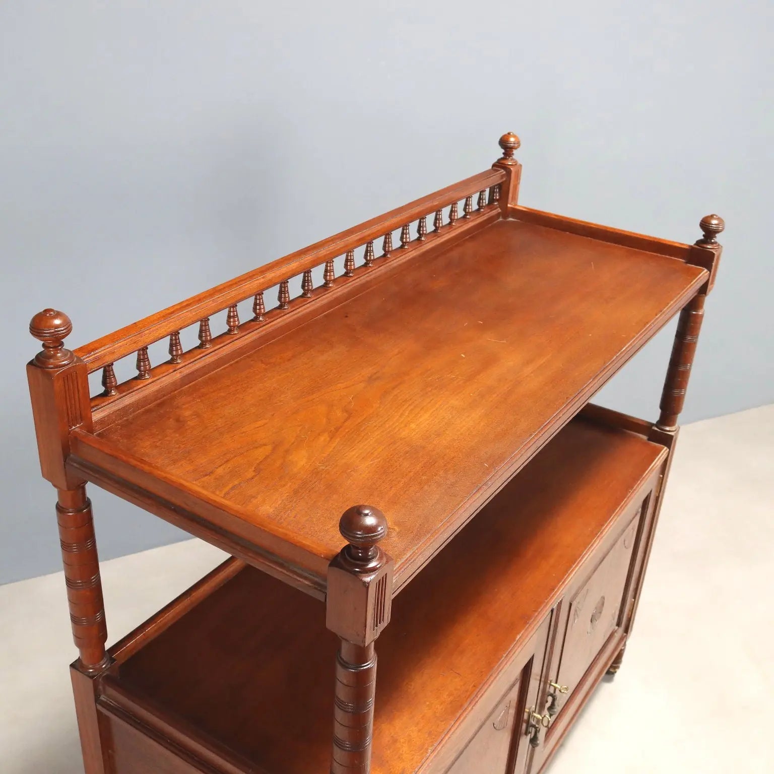 Antique Cupboard Walnut Painted Oak England Early XX Century - England, Early XX Century | Antiques | Cupboards