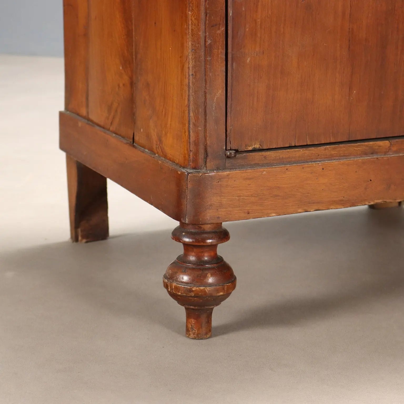 Walnut and Marble Sideboard - Italy, Late 19th Century