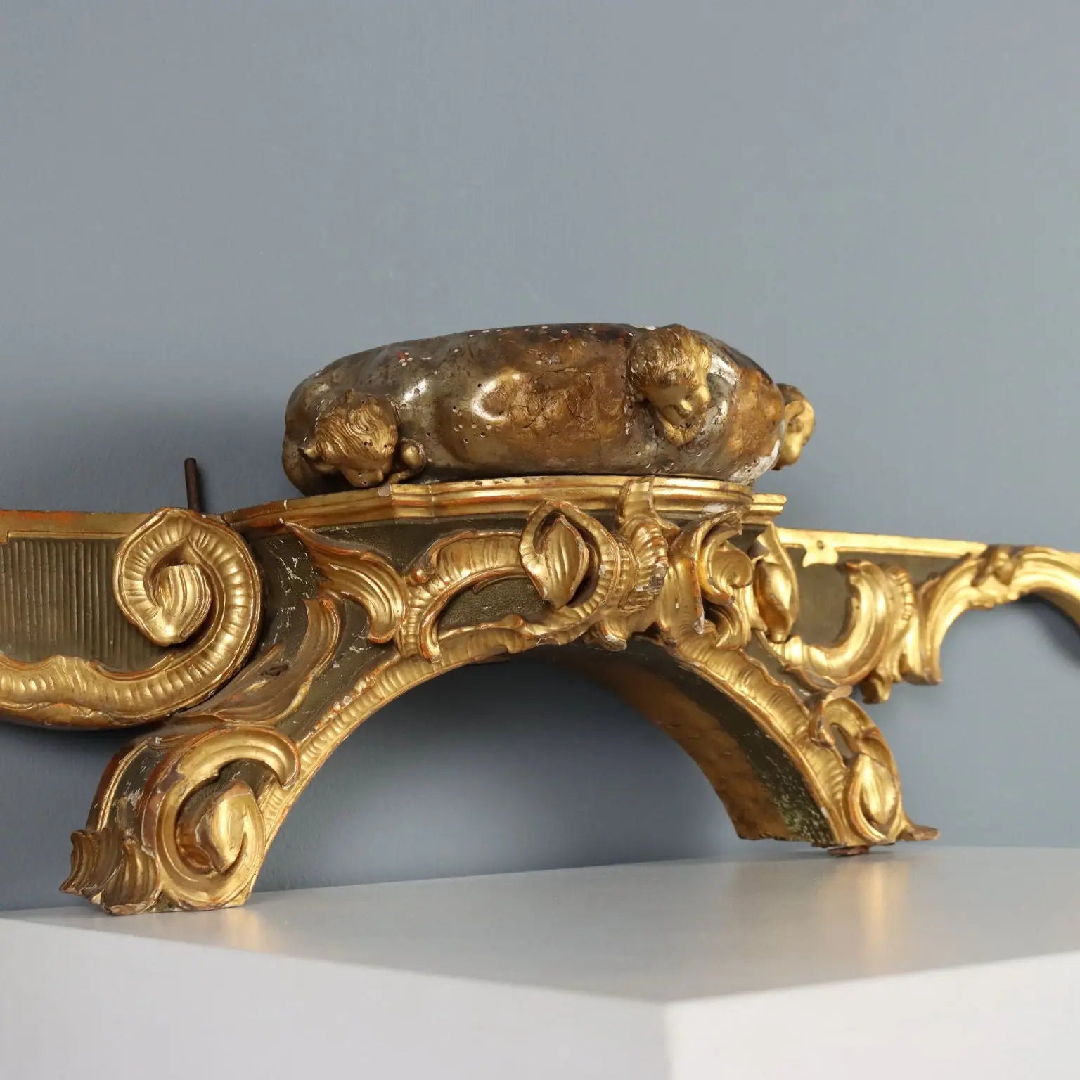 Antique Carved Wooden Canopy Rail Italy XVIII Century - Italy, XVIII Century | Antiques | Other Furniture
