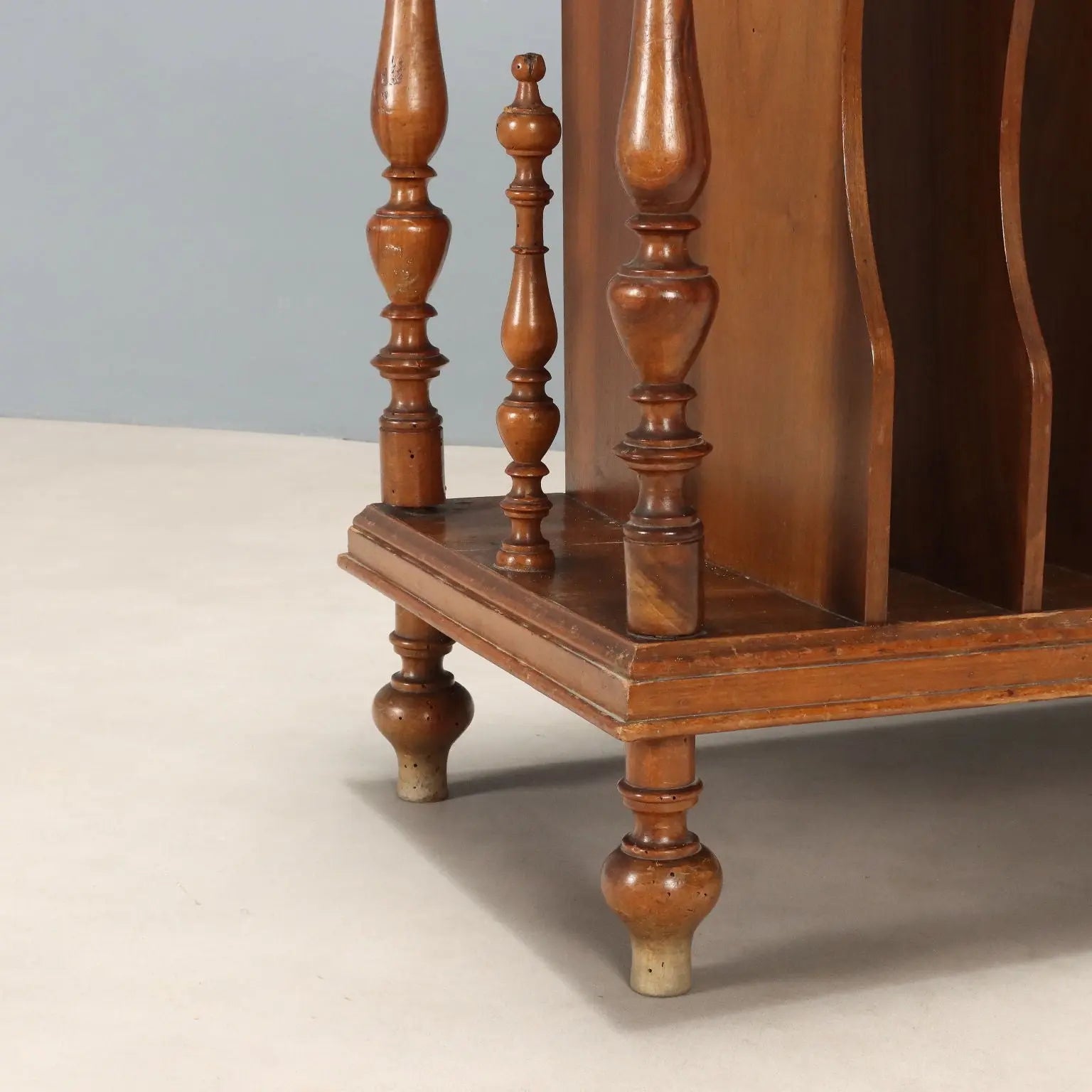 19th Century Italian Walnut Etagère