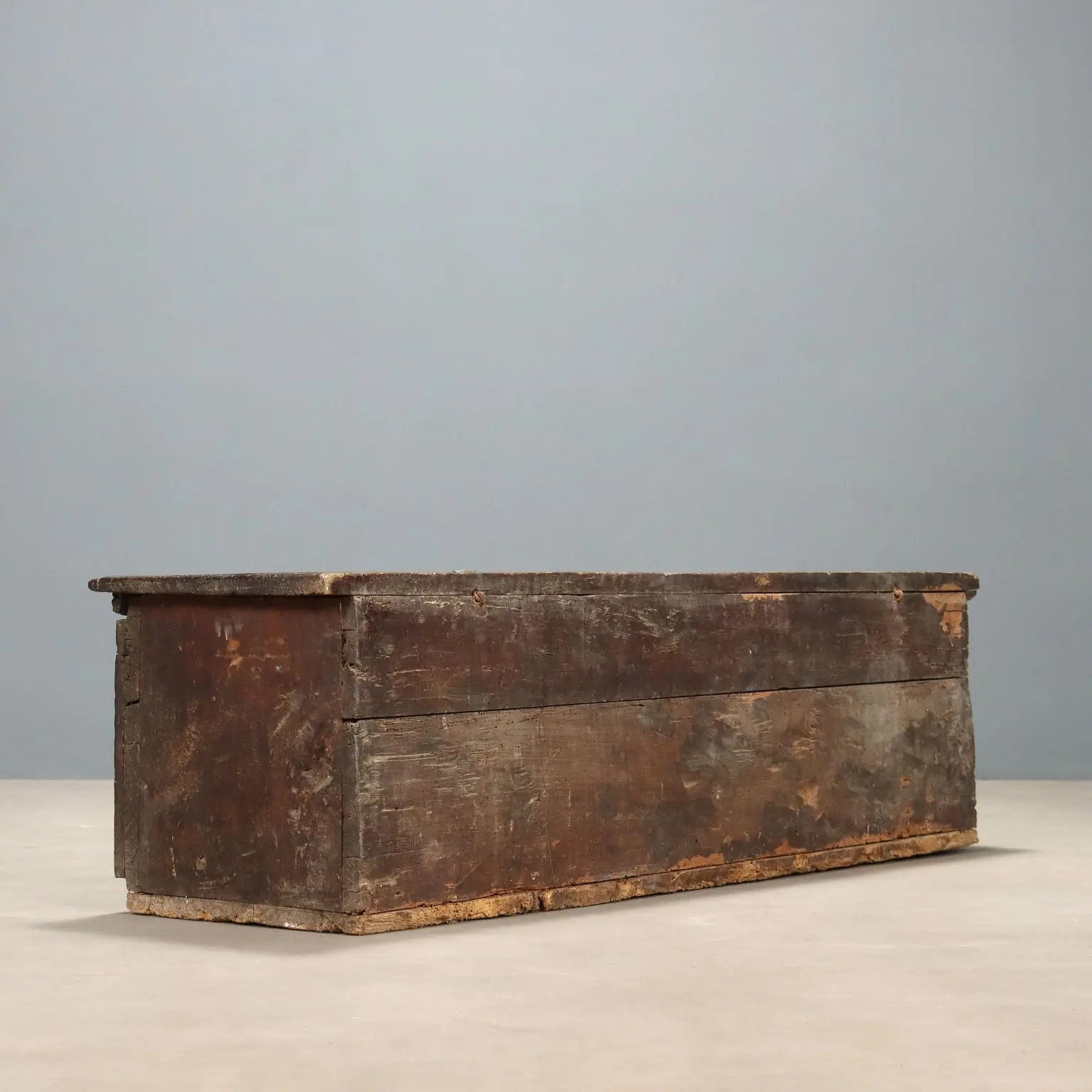 Archaic 17th Century Walnut Chest