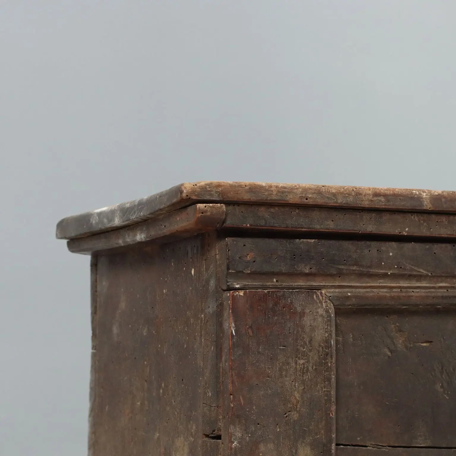 Archaic 17th Century Walnut Chest