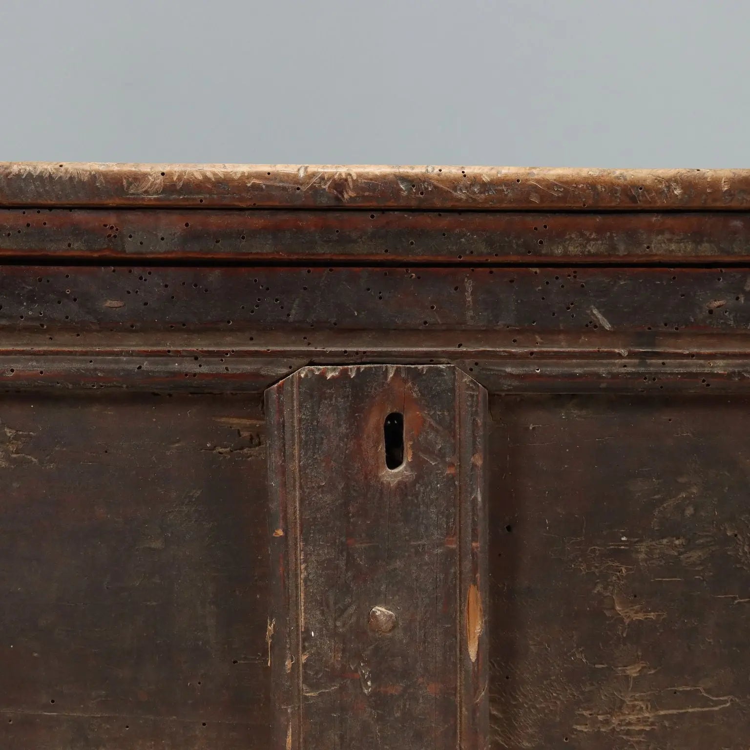 Archaic 17th Century Walnut Chest