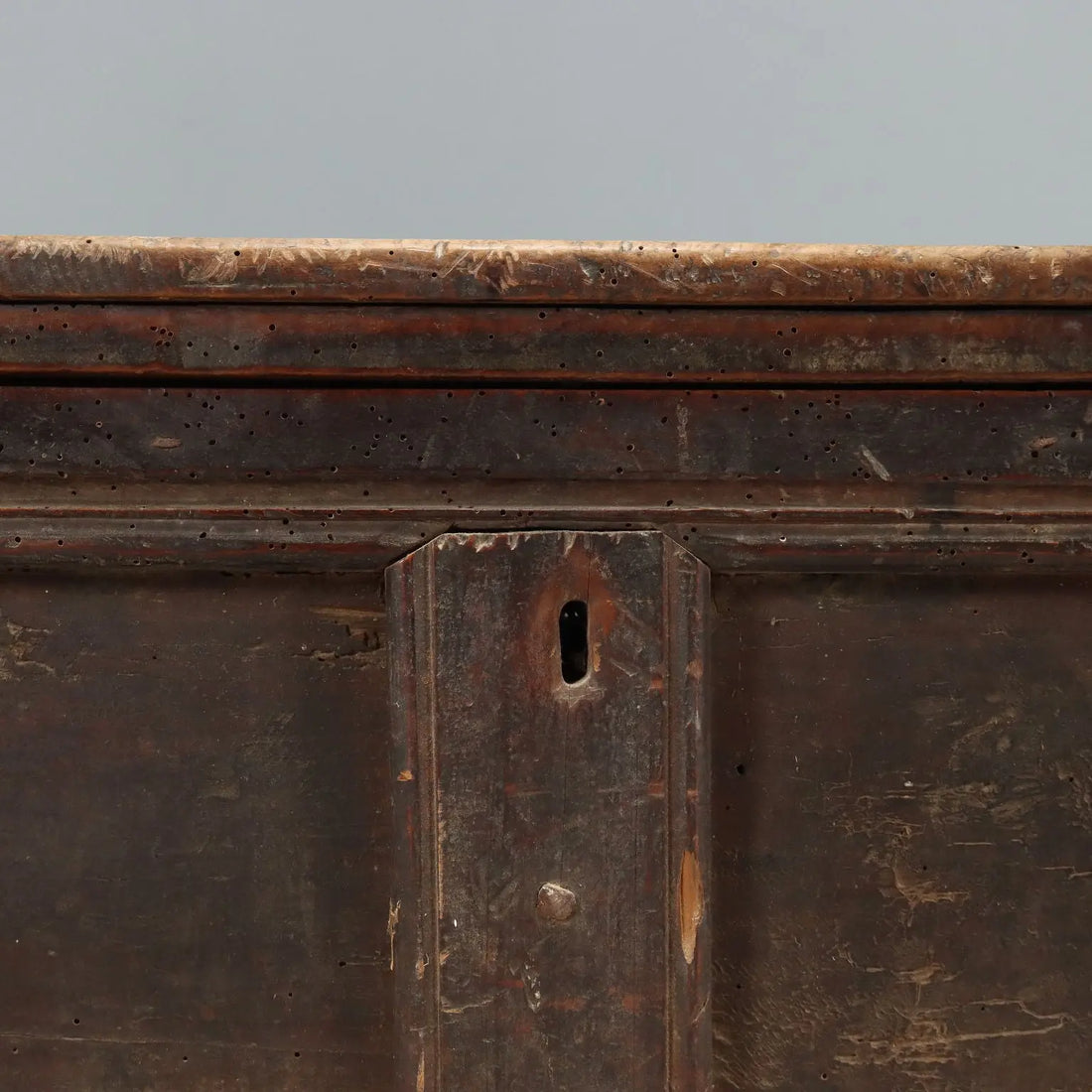 Archaic 17th Century Walnut Chest