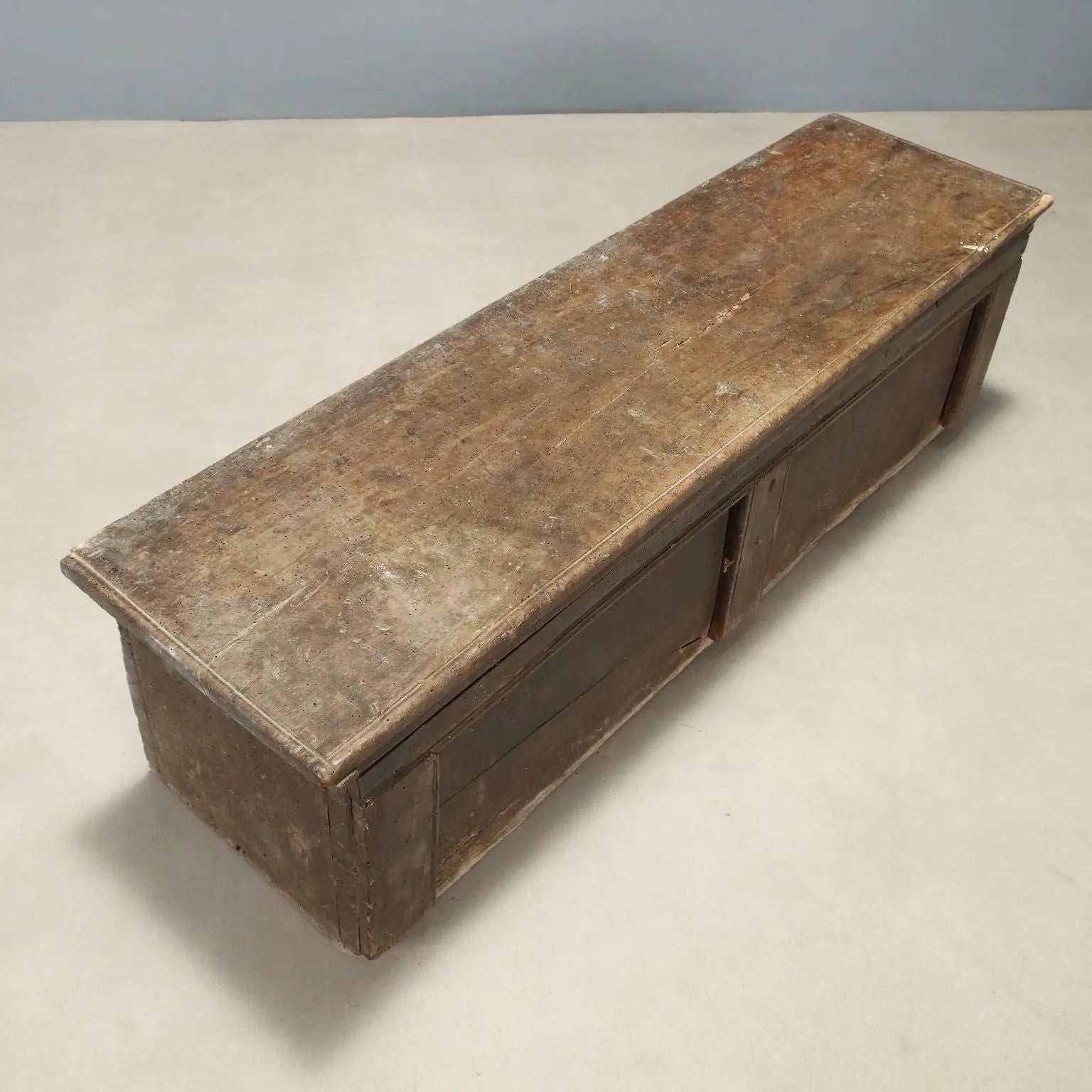 Archaic 17th Century Walnut Chest