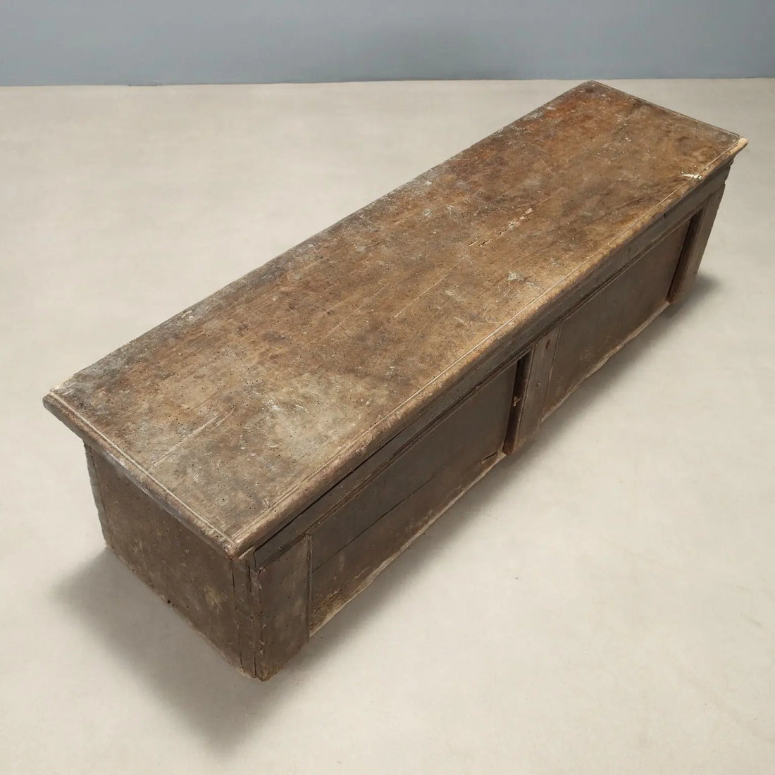 Archaic 17th Century Walnut Chest