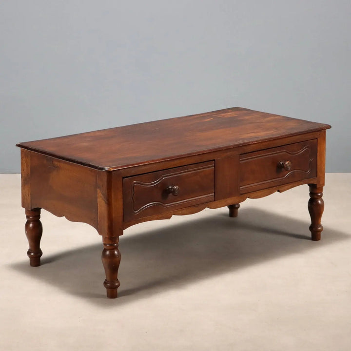 Small Antique Table Walnut with Drawers Italy XX Century - Italy, XX Century | Antiques | Side & Coffee Tables