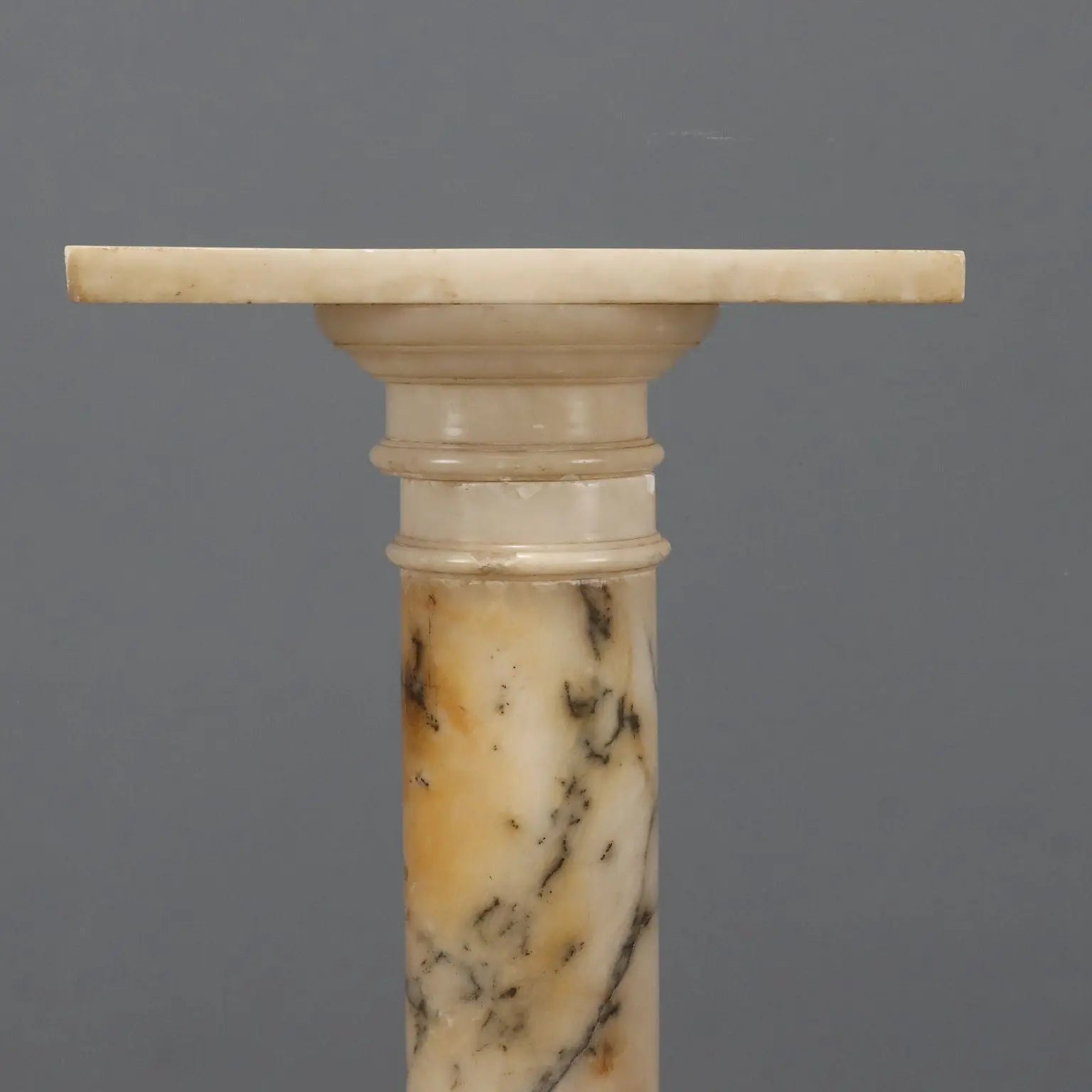 Turned Alabaster Column - Italy 19th Century