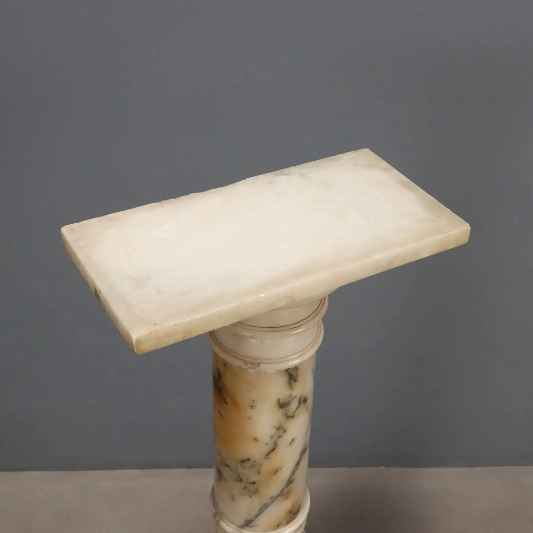 Turned Alabaster Column - Italy 19th Century
