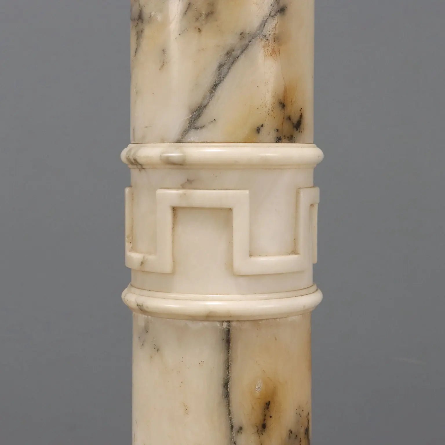 Turned Alabaster Column - Italy 19th Century