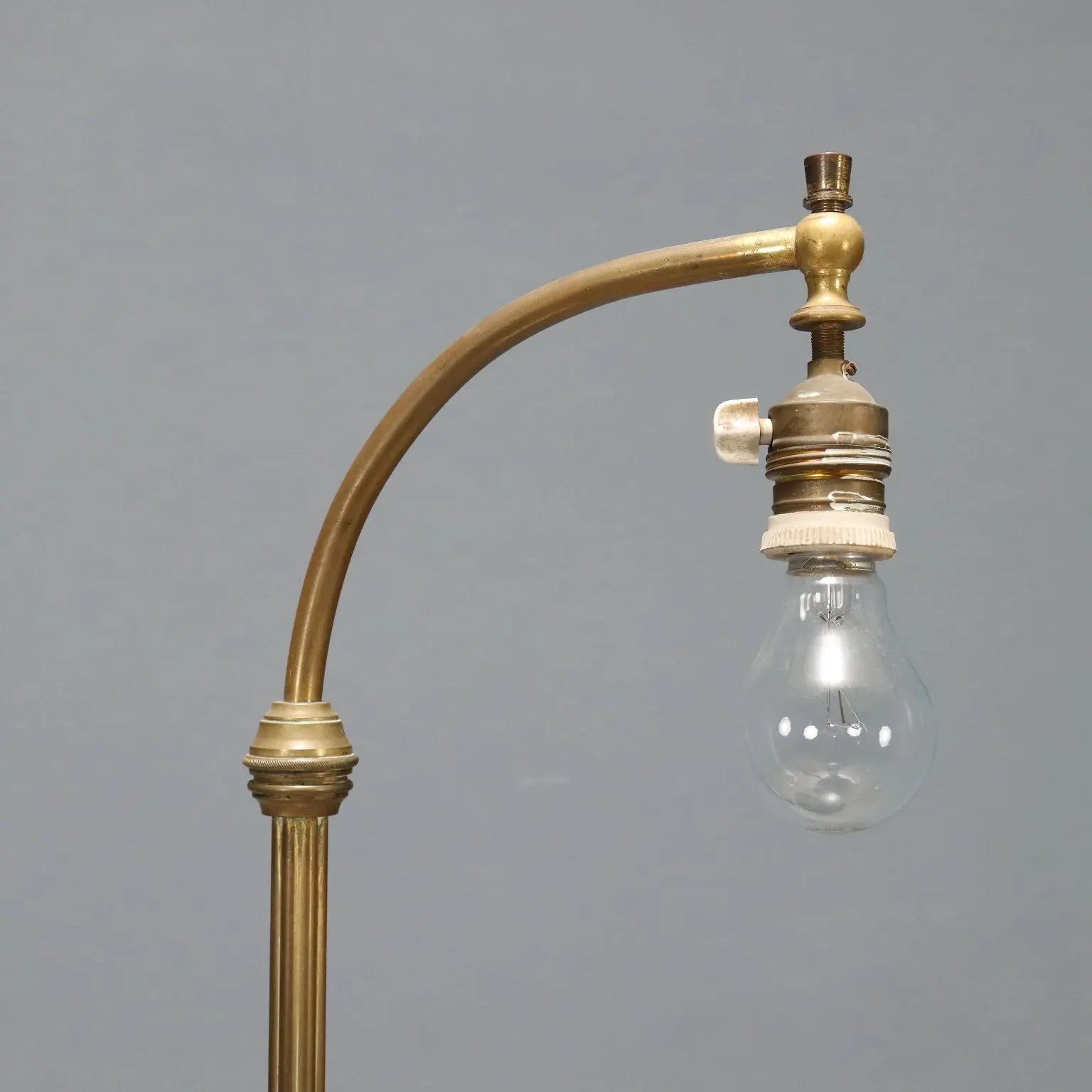 Antique Floor Lamp with Coffee Table Bronze Marble Italy XX Century - Italy, Early XX Century | Antiques | Lighting