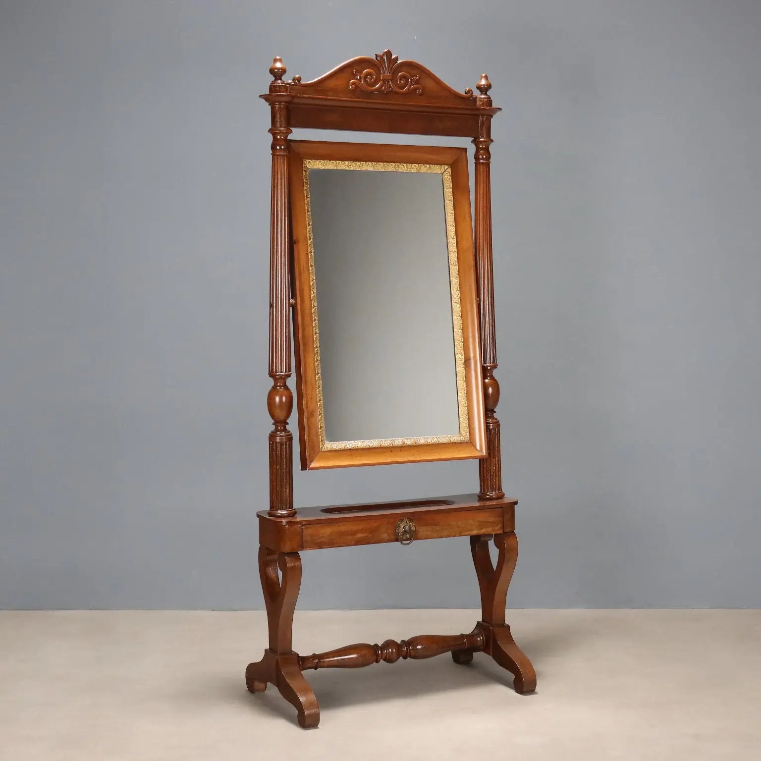 Luigi Filippo Psyche in Walnut, 19th Century