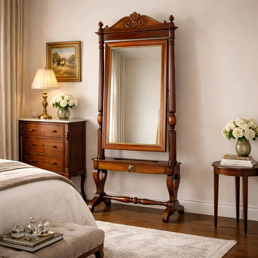 Luigi Filippo Psyche in Walnut, 19th Century