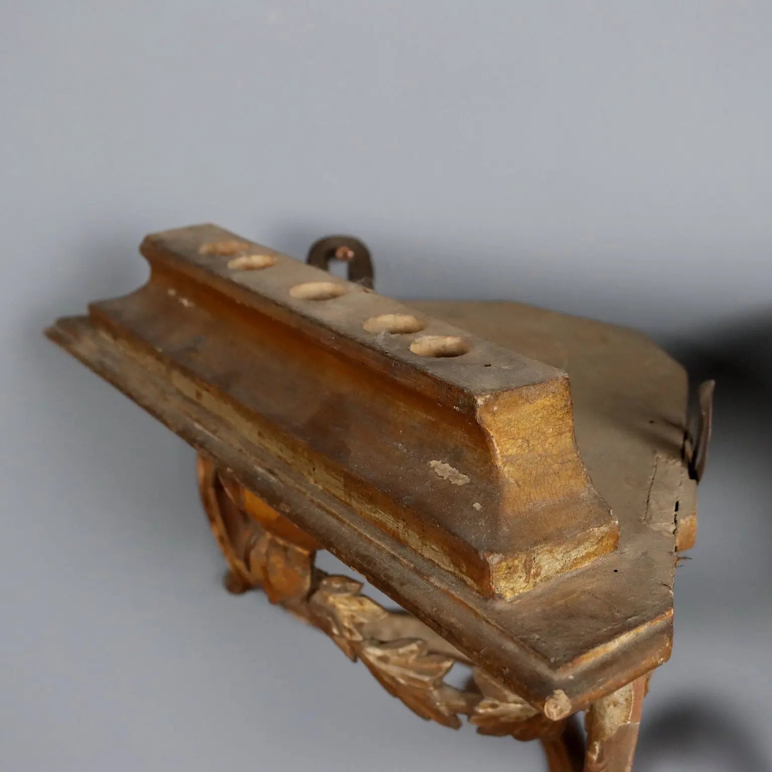 Antique Shelves Gilded Wood Italy XVIII Century